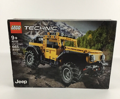 Lego Technic Jeep Wrangler 42122 Building Toy Vehicle Rubicon Yellow Rock Trac