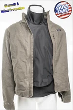 Fleece Chest Shield warm & wind protection  schampa Motorcycle Snowmobile atv