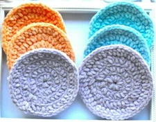 6 Eco face pads Vegan makeup pads Eco friendly face pads Makeup remover pads