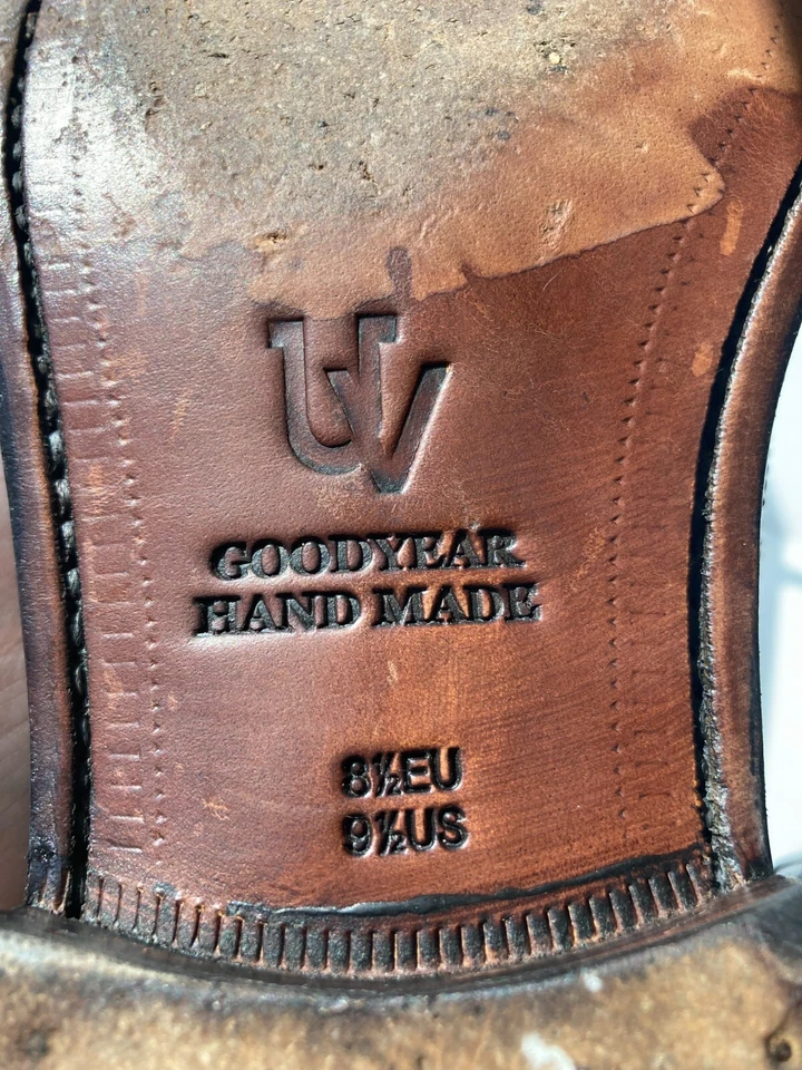 UGO VASARE Mens Elegant Wing Tip Boots (FC92-1/JJ015) - Image 4 of 4