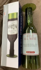 YORKSHIRE WINE ALL MINE NOVELTY WINE GLASS GREEN SUPER CUTE!!