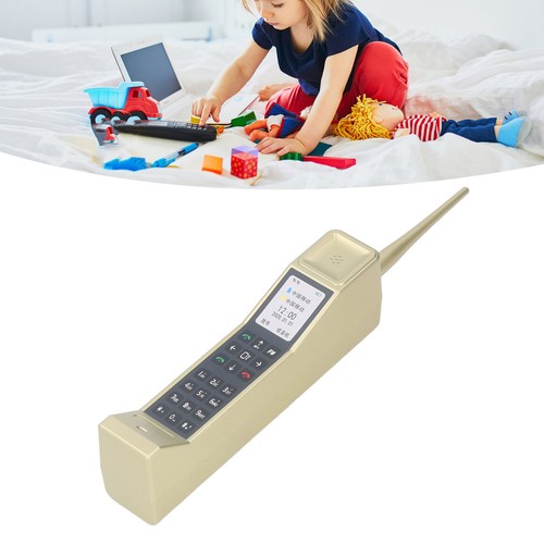 (Gold)Brick Cell Phone Model Decorative Stylized 80S 90S Vintage Cell Phone - Photo 6 sur 12