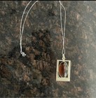 NEW MEXICAN AMBER AND STERLING NECKLACE, NEW MEXICAN, GORGEOUS! — photo 2
