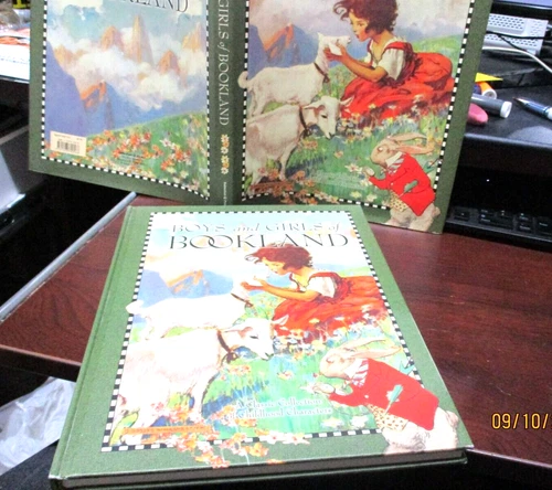 BOYS AND GIRLS OF BOOKLAND Nora Archibald Smith Jessie Willcox BIG hcdj 1st Dalm