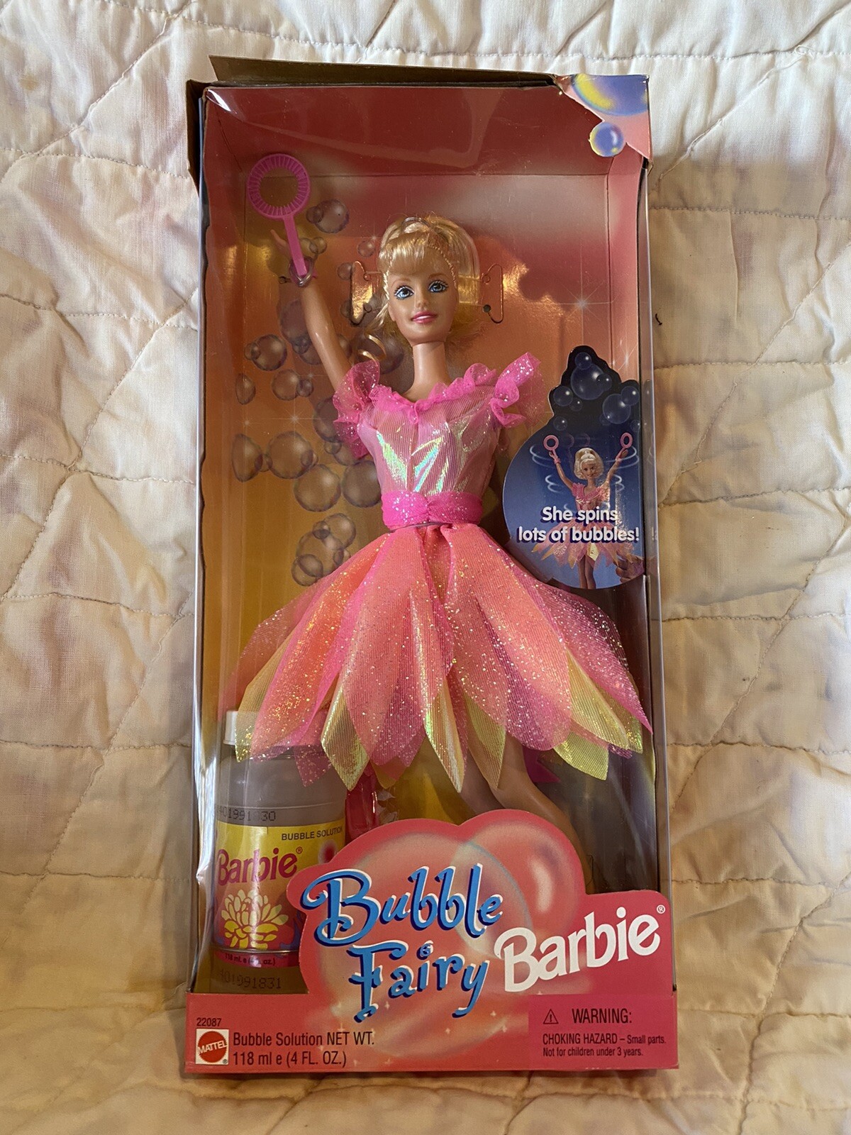 NEW 1998 Bubble Fairy Barbie Doll 22087 NIB eBay