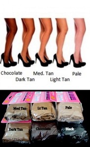 M Pale Tamara Casino Tights Hooters Uniform Nylons/Spandex Hosiery