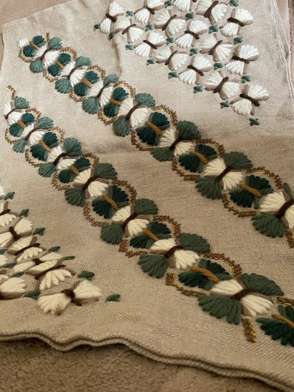 handmade burlap pillow case 19" x 25"