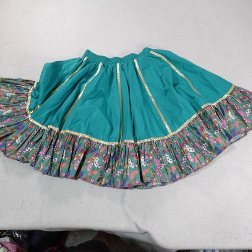 Vintage Square Dancing Rock Damen Medium Grün Malco Modi Hoedown Cowgirl - Bild 14 von 16