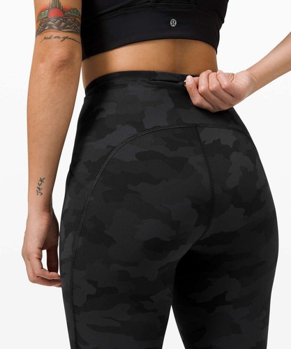 LULULEMON Women's Sz 16 Swift Speed High-Rise Reflective Crop 21" Leggings - Picture 6 of 7