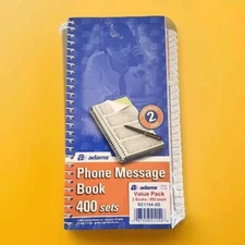 Adams Phone Message Value Pk2 Books 800 Ct. Carbonless Duplicate SC1154-2D F23