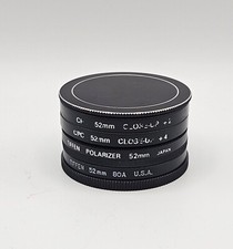 52mm camera Filter Lot 4ea  Tiffen  CPC 