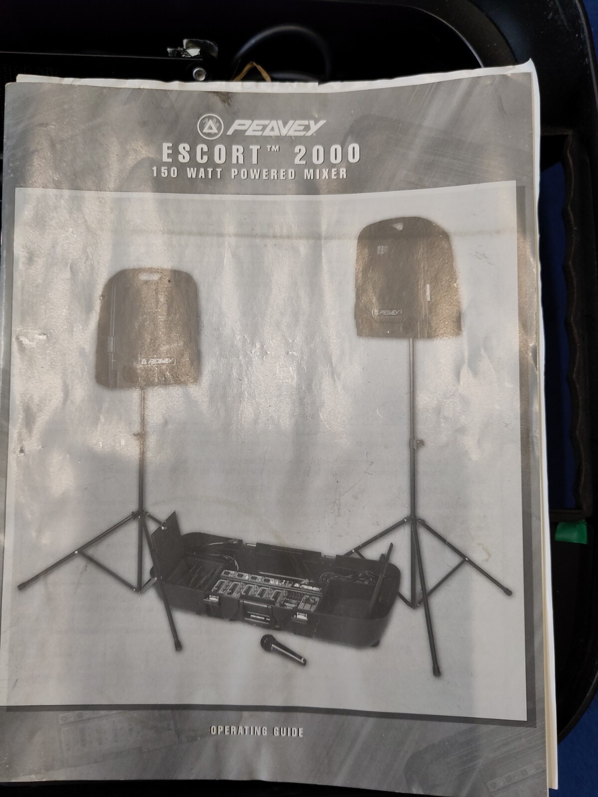 Peavey Escort 2000 Portable PA System eBay