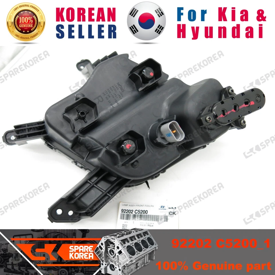 Conjunto de lámpara antiniebla delantera genuina/OEM 92202C5200, DERECHA para Kia Sportage 16 Foto 2 de 2