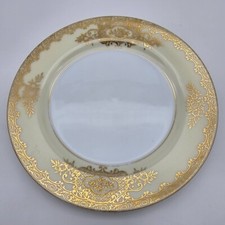 Noritake Plate Vintage Gold Flower Trim Design Nortiake Foreign 6.5 inch Plate