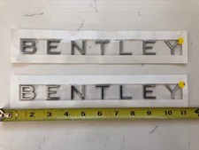 Oem New Chrome Continental Gt Gtc Bentley Badge Oem Oem New Chrome Continental Gt Gtc Bentley Badge Oem