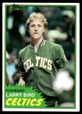 1981-82 Topps Basketball Card Larry Bird Boston Celtics #4 EX-MT