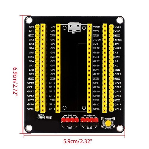 for Raspberry Pi Pico, Raspberry Pi GPIO Expansion Board Breakout Module - Bild 9 von 9