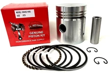 NEW STANDARD PISTON KIT FITS GRAVELY 5, 6.6,& 7.6 HP L HEAD ENG PART # 14592