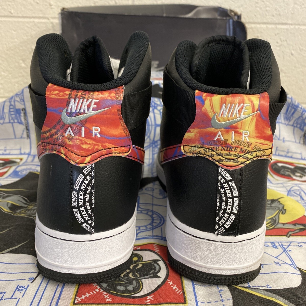 スニーカー Nike Air Force 1 High Vintage Mosaic Swoosh Nike Air Force 1 High 'Vintage Mosaic' CU4736-100