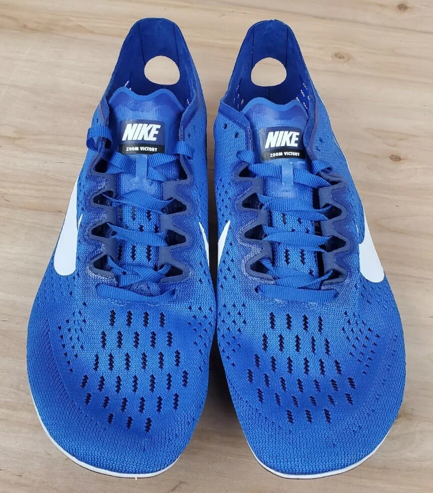 Nike Zoom Victory Hyper Royal Blue Mens 14 Track Spikes Shoes Fast