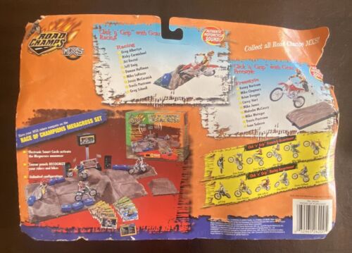 Travis Pastrana ROAD CHAMPS MXS Moto X Dirt Bike Click N GRIP Suzuki 125 on card - Picture 5 of 5