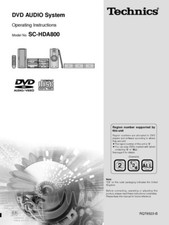 Technics SC-HDA800 SE-HDA800