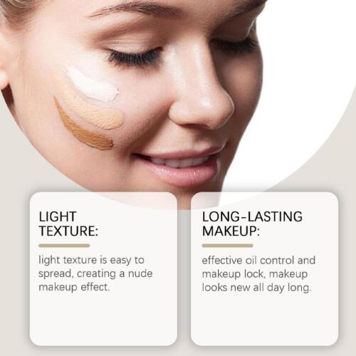 ☮Matte Wear Full Coverage Brighten Liquid Foundation Makeup Concealer Base M9T9 - Picture 5 of 12