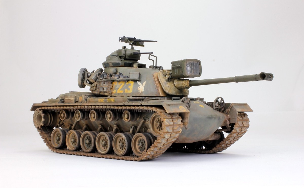 Pre-Order) USMC M48A3 Patton Vietnam war 1:35 Pro Built Model | eBay
