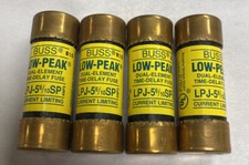 Cooper Bussmann,LPJ-5 6/10,Low-Peak Fuse Lot Of 4 NOS