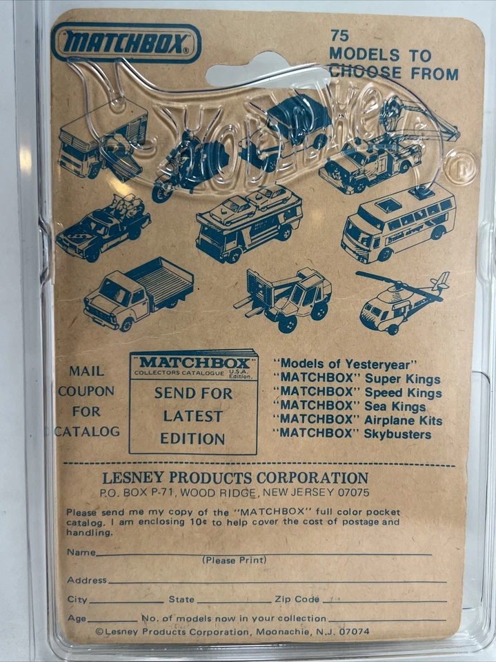 1970s Lesney SUPERFAST Matchbox Series No 11 ORANGE CAR TRANSPORTER Made England - Image 3 of 3