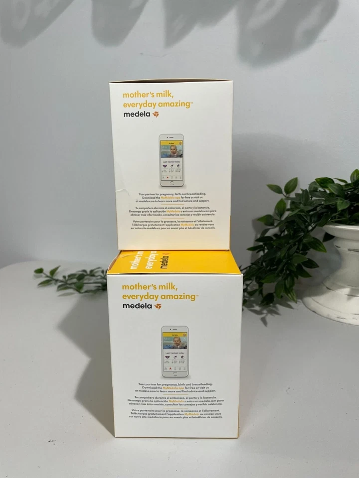 Almohadillas de lactancia desechables ultrafinas seguras y secas Medela paquete de 60 unidades X3 Foto 3 de 4