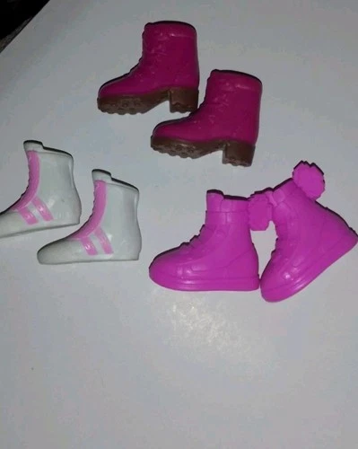 Barbie Vintage Pink Boots  Shoes Excellent Condition Combine Postage