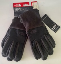 The North Face Mens Denali Etip Fleece Gloves Black Size Large NEW WITH TAGS 