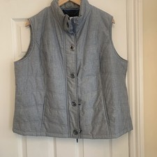 Lovely dash ladies women’s denim look gilet body warmer size 20
