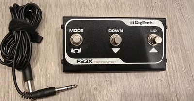 DigiTech FS3X 3 Button Footswitch w Cable Guitar Pedal Controller