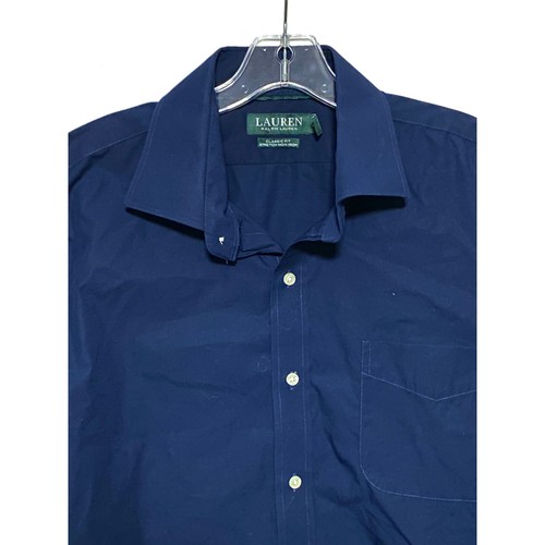 Ralph Lauren Classic Fit Stretch Non Iron Blue Dress Shirt Mens 17 32-33 Preppy - Picture 2 of 10