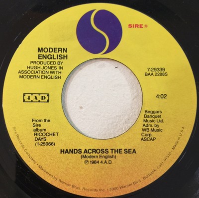 Modern English, Hands Across The Sea, (7'', Single), NM or M-, 3584306481