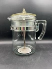 Vintage Pyrex 7826B Glass Tea Coffee Pot Infuser Percolator Complete USA 6 Cup