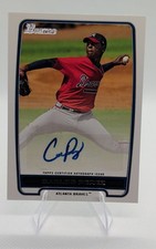 2012 Bowman  Retail Prospect Autographs Carlos Perez #BPA-CP (AU, RC)