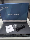NICGIGA 50 Port Gigabit PoE Switch, 48 Port PoE+@400W 2 Gigabit Uplink
