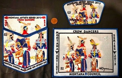 OA APOXKY AIO 300 BSA MONTANA MT ARTIST FLAP KOYAMA CROW DANCERS NUMBERED 52 SET