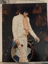 Elvis Presley Original Concert Photo 8x10 Photo by Ed Bonja NM Condition Rare