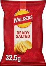Walkers Ready Salted Crisps 32 x 32.5g Bags