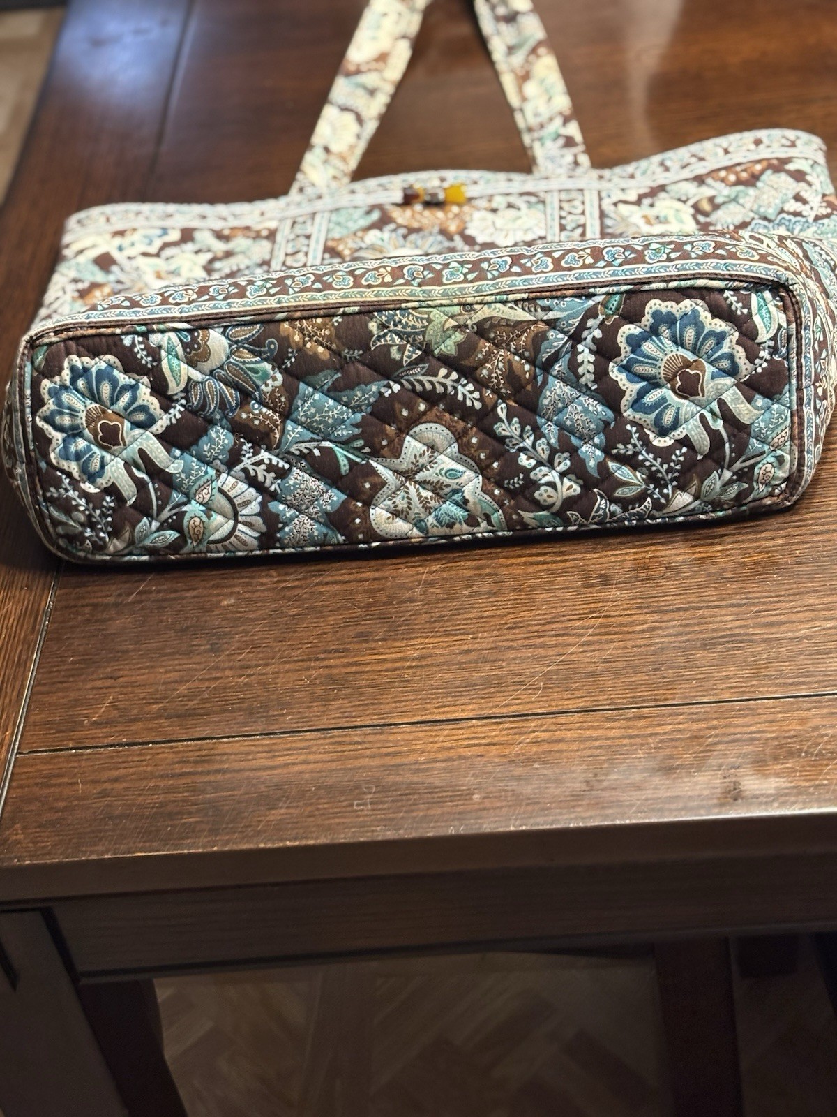 Toggle Closure Vera Bradley Java Blue Shoulder To… - image 9