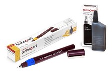 Fineliner Pen Fine Line Pens 0.4 Black Ink Technical Drawing Pen Set