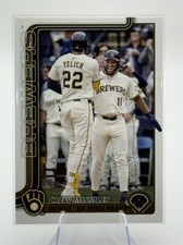 2025 Topps Update - Veteran Combos #US233 Jackson Chourio Christian Yelich 