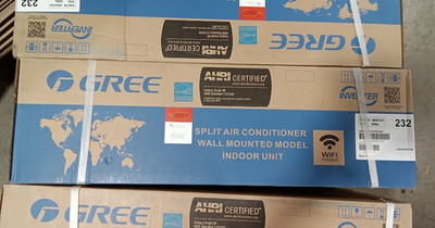 GREE Ductless Mini-Split Indoor Wall-Mounted Air Handler 3VIR12HP230V1AH
