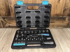 Channel Lock 32 PC Ultra Access Socket And Ratchet Set 39101 Tools Mechanic Blue