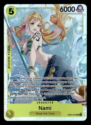 One Piece Nami EB03-053 SR HEROINES EDITION ENGLISH NM  