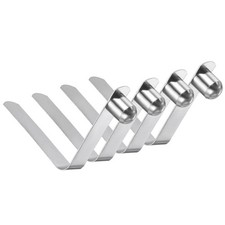 12 x 9mm Kayak Paddle Snaps, 4 Pack Tent Pole Clips Steel V Shaped Single Pin...